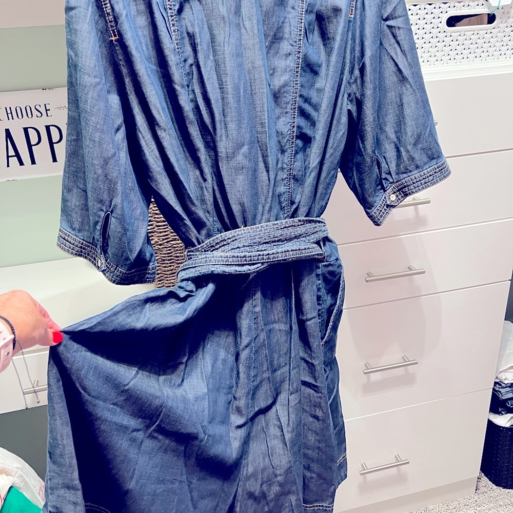 Anthropologie Denim Romper, Size 18W